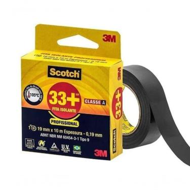 Imagem de Fita Isolante 33+ Profissional Scoth 3m - 19mm X 10m