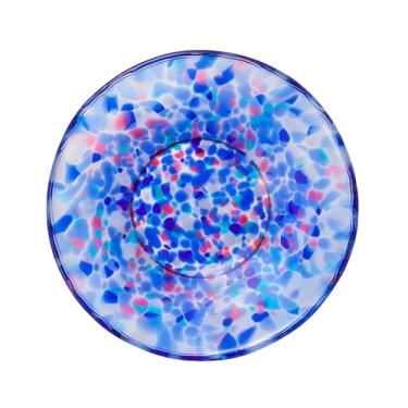 Imagem de Prato de vidro feito à mão de 10 cm - Prato pequeno japonês para joias, molho, aperitivos ou exibição - inspirado na natureza, feito no Japão (1, Natsu Umi)