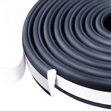 Imagem de WEZKYLCG Vedação de porta de decapagem climática, rolha de janela de cunha atualizada, fita de vedação de espuma de poliuretano, adesivo forte, à prova de som, isolamento de janela para inverno