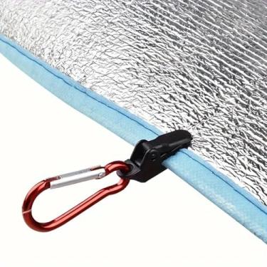 Imagem de Grampo de fixação multiuso, clipe de lona com trava forte, clipes de acampamento apertam a aderência de encaixe de barraca para barraca externa Banner de toldo (10655-10 unidades)