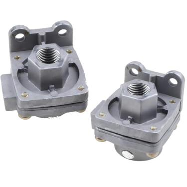 Imagem de Czomoizc 2 x Válvula de liberação rápida TR229859 compatível com Bendix Haldex 229859 Midland KN32005 QR-1