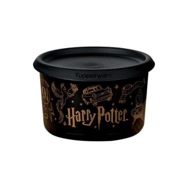 Imagem de Pote Tupperware Mini Instantânea Mágica Harry Potter 575ml, Preto, 575
