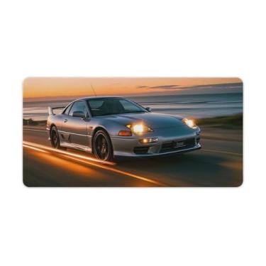 Imagem de HouLaiZhe JDM Car Speed ​​Sport Cool Gaming Mouse Pads JDM Car Desk Pads Grandes Mousepads para teclado de mesa Tapete de computador 30 x 60 cm
