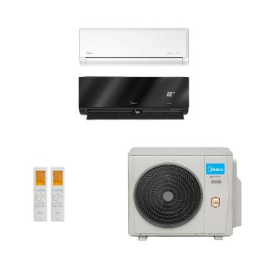Imagem de Ar-Condicionado Multi Split Inverter Midea 36.000 (1x Evap HW 9.000 + 1x Evap HW 24.000) Quente/Frio 220V								