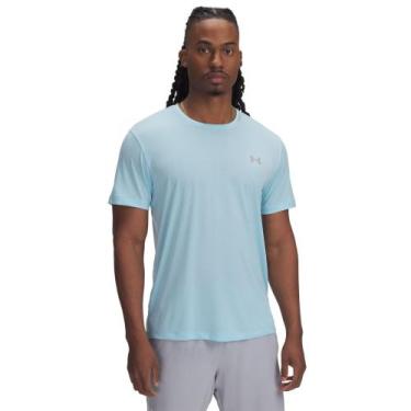 Imagem de Camiseta de Corrida Under Armour Launch Masculina, Azul, P