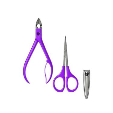 Imagem de Kit Manicure 3 Peças para Unhas Feminino – Cuidado Pessoal Rápido e Prático – Ideal para Uso Diário e Viagem