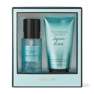 Imagem de Kit Victoria's Secret Aqua Kiss - Body Splash 75ml + Body Lotion 75ml