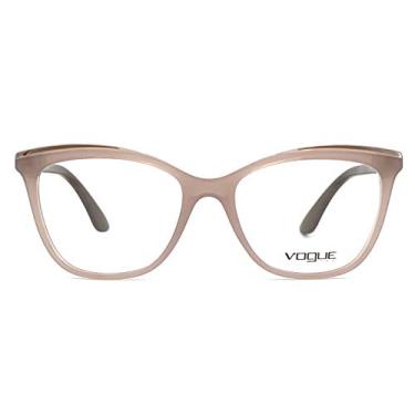 Imagem de Óculos Vogue VO5188L 2548 Marrom Claro Lente Tam 53