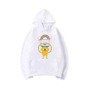 Imagem de Moletom Unissex Com Estampa Do Personagem Jake De Adventure Time, Esti