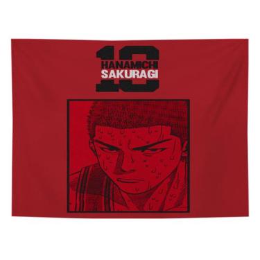 Imagem de Tapeçaria de parede Sakuragis Hanamichis Microfabric 150x130cm - yiwei