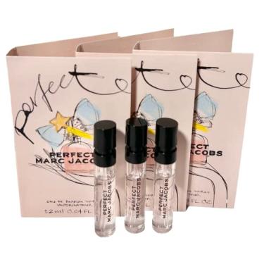 Imagem de Marc Jacobs Perfume Spray Feminino Perfect Sample 1,2 Ml / 0,04 Oz - Conjunto De 3