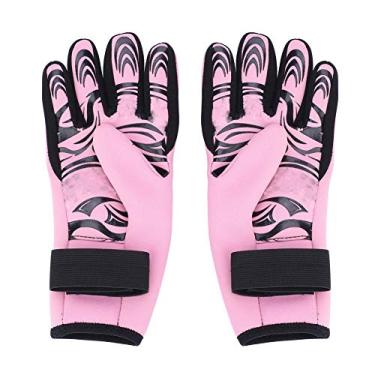 Imagem de Generic Neoprene Mergulho Luvas de Proteção Resistente a Rasgos Natação Mergulho Luvas Adulto para Surf 2mm Preto (S)