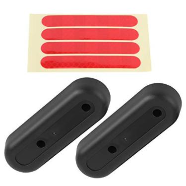 Imagem de Brrnoo Capa Decorativa do Garfo Traseiro, Adesivo Reflexivo para Scooter Elétrica G30, Com Plástico PET de Alta Qualidade, Fácil de Instalar e Durável (Vermelha)