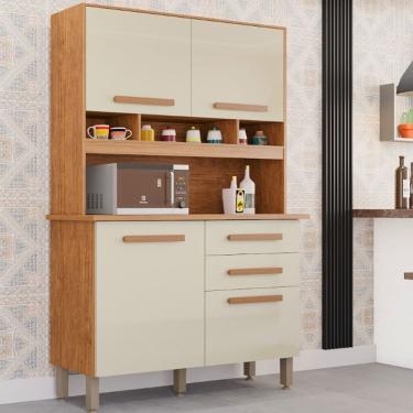 Imagem de Armario de Cozinha 4 Portas 2 Gavetas Sofia Plus Imop Moveis