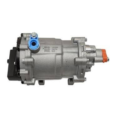 Imagem de ZZXXYY Compressor de ar condicionado elétrico de 12 V compatível com veículo elétrico de nova energia, caminhão, ônibus, barco, substituição direta 1:1, resfriamento rápido, reduz a economia de