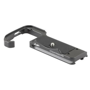 Imagem de FocusFoto Suporte de placa de base QR de liberação rápida para câmera sem espelho Sony a7R V, a7 IV, a7S III, compatível com tripé padrão Arca-Swiss Ballhead