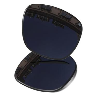 Imagem de Vonxyz Lentes de reposição para óculos de sol Oakley Leffingwell OO9100-57 mm - preto oculto polarizado