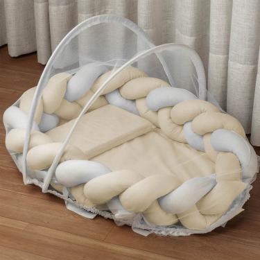 Imagem de Kit Ninho Redutor de Berço 150 Fios Baby Joy Fábula