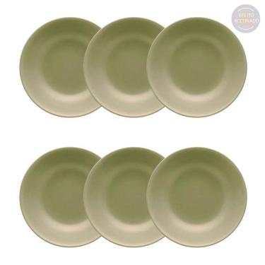 Imagem de Conjunto De Pratos Fundos 06 Peças Oliva Oxford