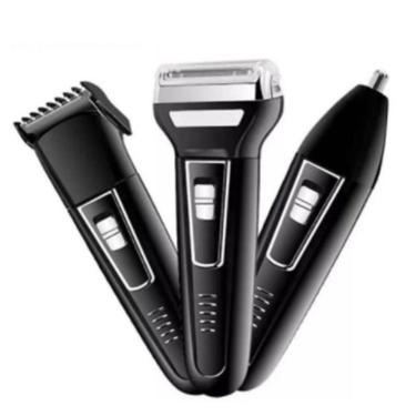 Imagem de Cortador Depilador Elétrico Barbeador 3 Em 1 Cabelo Bigode