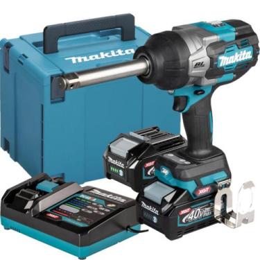 Imagem de Chave Impacto Makita 3/4 40V TW011GM201 2 Bateria Carregador