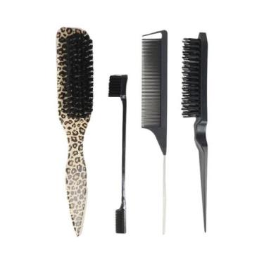 Imagem de Escova De Cabelo Com Cerdas Para Pentear E Controlar Cabelos Soltos, P