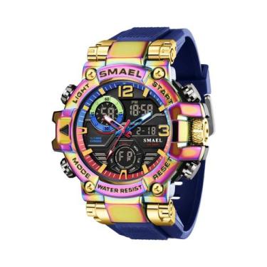 Imagem de Relógio Digital De Quartzo Estilo Militar Masculino Com Caixa De Liga 