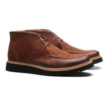 Imagem de Bota Casual Masculino Ros Sued Ferrugem Samello-Masculino