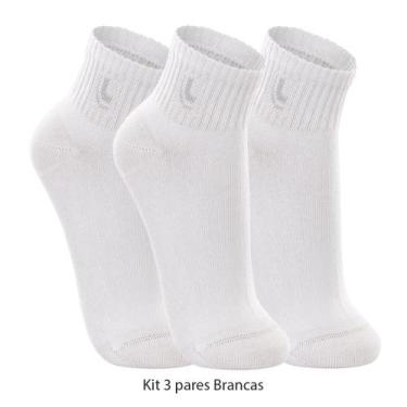Imagem de Meia Lupo Sapatilha - Kit 3 pares Ref. 3223.089, Branco, 45 ao 48