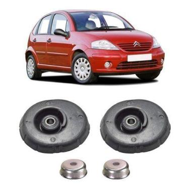 Imagem de 2 Coxim Do Amortecedor Dianteiro Citroen C3 2003 2004 2005 - QualyKits