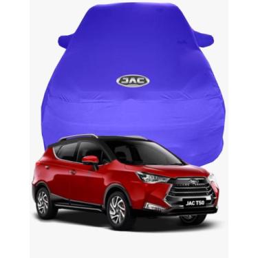 Imagem de Capa de Carro Jac T50 Tecido  Lycra Premium - Cadilhe Capas, Azul Roya