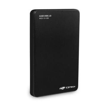 Imagem de Gaveta case para hd externo 2,5 usb 2.0 ch-200bk c3tech