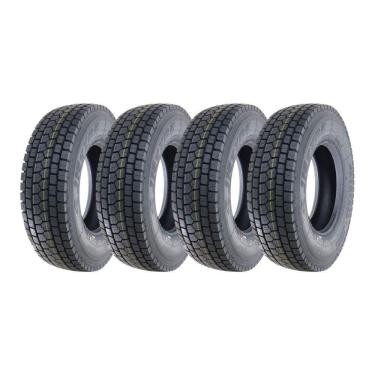 Imagem de Kit 4 Pneus JK Tyre Aro 22,5 295/80R22,5 Jetsteel JDH6 16 Lonas 152/148M