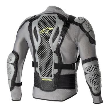 Imagem de Protetor Alpinestars Bionic Action V2 Armadura Cross Cinza, Preto, M