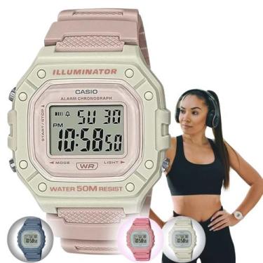 Imagem de Relógio de Pulso Casio Feminino Digital Esportivo Quadrado Illuminator