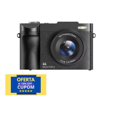 Imagem de Camera Fotografica 4k Webcam Melcam 50mp Filmadora Sd 32gb, wifi