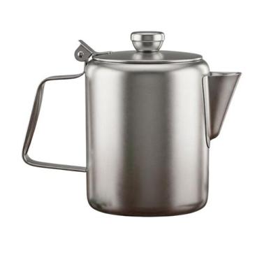 Imagem de Kit Com 2 Leiteira Com Tampa 568ml Em Aço Inox Prateado - Kehome