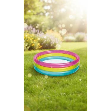 Imagem de Piscina Inflável Infantil Redonda 63 Litros Vinil - Congratulations St