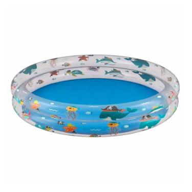 Imagem de Piscina Banheira Inflável Infantil Redonda 180 Litros - Mor