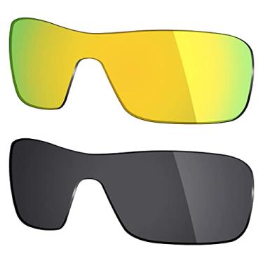 Imagem de 2 pares de lentes polarizadas de substituição da Mryok para óculos de sol Oakley Turbine Rotor – Opções