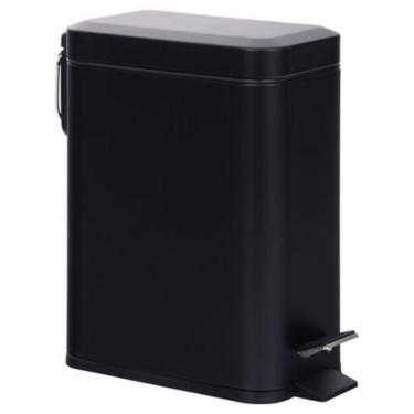 Imagem de Lixeira com pedal de 6 litros 14,5x29cm Preto