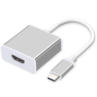 Imagem de Adaptador USB C para HDMI, cabo USB 3.1 tipo C para HMDI alumínio 4K HDTV compatível com Samsung S8 S9 S10 S20, MacBook 2015 2016 2017, MacBook Pro 2016 2017 e mais