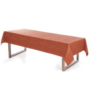 Imagem de TOALHA DE MESA SEMPRE LIMPA TROPICAL 160 X 270 CM TERRACOTA