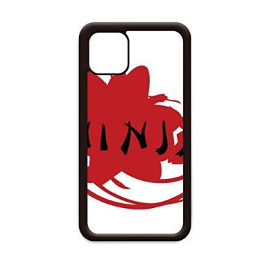 Imagem de Japan Ninja Words Sakura Outline para iPhone 12 Pro Max Capa para Apple Mini Mobile Case