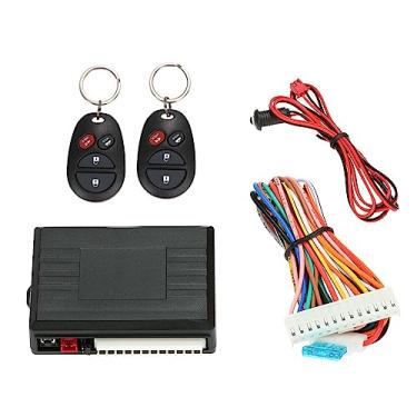 Imagem de Tempaky Kit de caixa de controle remoto universal universal 12V Sistema de entrada sem chave de fechadura da porta do carro com botão de liberação do porta-malas