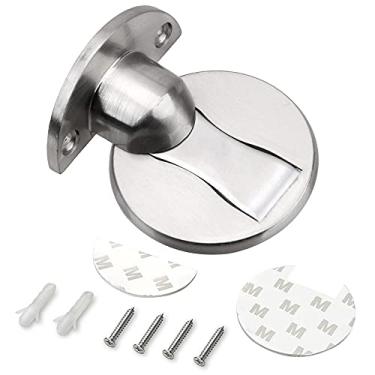 Imagem de Kit 09 Trava Porta Fixador Prendedor Invisível Ímã Magnético cor:prata