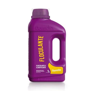 Imagem de Floculante e Clarificante DomClor 1 Litro Limpeza Piscina Praticidade na Aplicação