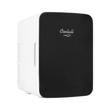 Imagem de Cooluli Infinity Compact Portable Cooler Warmer Mini Geladeira Para Quarto, Escritório, Dormitório, Carro - Ótimo Para Skincare & Cosméticos (110-240V / 12V) Preto 10 Litros