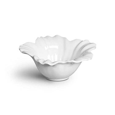 Imagem de CONJUNTO C/ 6 PETISQUEIRAS CAMPESTRE BRANCO Ø 13,5 cm