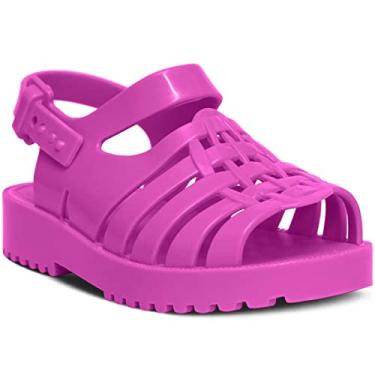 Imagem de Sandália Rasteira Casual Nº 19 Ao 26 Infantil Menina 12.67 (Rosa Pink, BR, Criança de 1 a 3 anos, Numérico, 20)